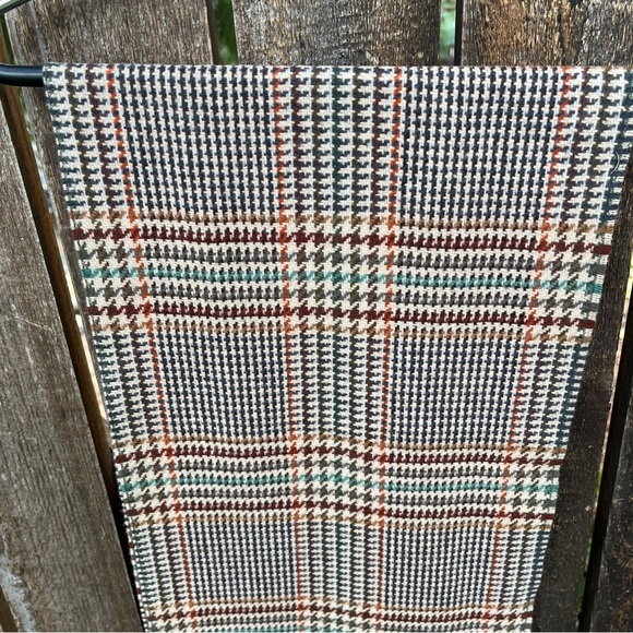 Men’s Glen Plaid Woven Fringed Scarf - Picture 4 of 12